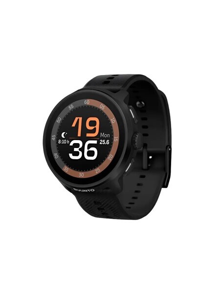 Спортивные часы SUUNTO Run, черные, силиконовый ремешок